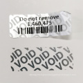 High quality custom design logo printing security void stickers serial number anti-fake label